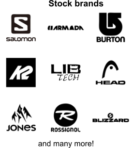 and many more! Stock brands